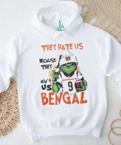 Official Cincinnati Bengals Grinch Joe Burrow They Hate Us Because Ain’t Us Nfl Christmas Shirt