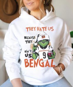 Official Cincinnati Bengals Grinch Joe Burrow They Hate Us Because Ain’t Us Nfl Christmas Shirt