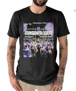 Official Congrats Cats Win Northwestern Football Champions 2023 Las Vegas Bowl T Shirt