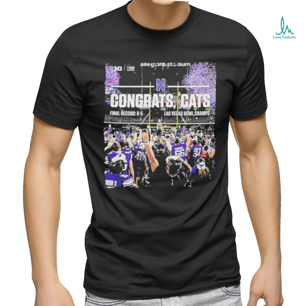 Official Congrats Cats Win Northwestern Football Champions 2023 Las Vegas Bowl T Shirt Official Congrats Cats Win Northwestern Football Champions 2023 Las Vegas Bowl T Shirt