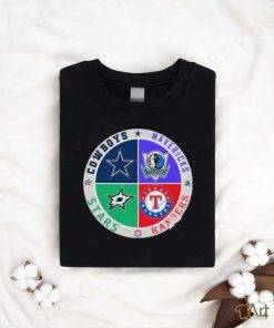 Official Cowboys, Mavericks Rangers And Stars Logo Ornament Custom Name shirt