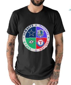 Official Cowboys, Mavericks Rangers And Stars Logo Ornament Custom Name shirt