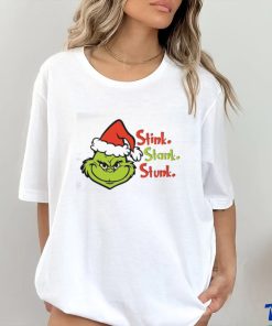 Official Custom Christmas Matching Grinch Stink Stank Stunk Shirt