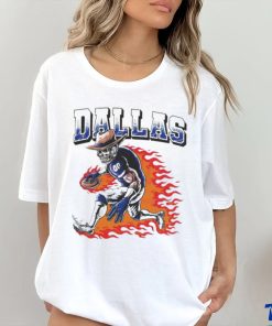 Official Dallas Football Cowboys player fire T shirt