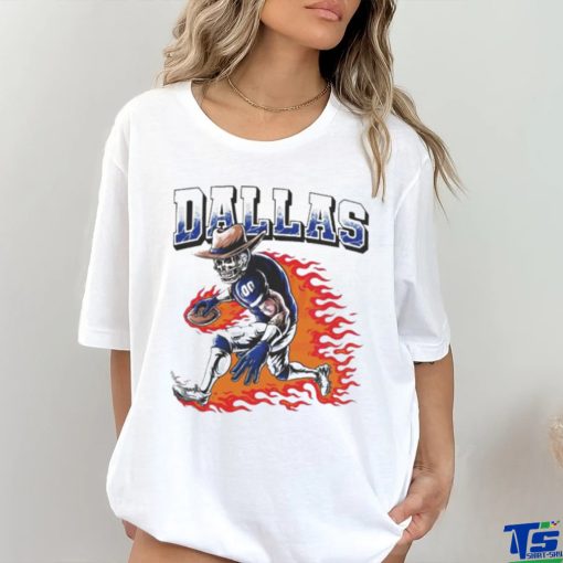Official Dallas Football Cowboys player fire T shirt