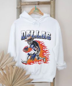 Official Dallas Football Cowboys player fire T shirt