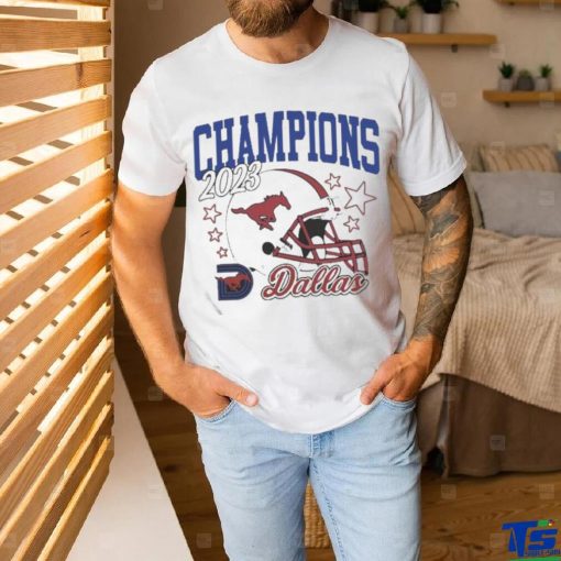 Official Dallas Smu 2023 Football Champions T Shirt