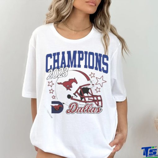 Official Dallas Smu 2023 Football Champions T Shirt