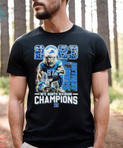 Official Detroit Lions 2023 NFC North Division Champions T Shirt