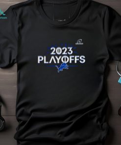 Official Detroit Lions Fanatics Branded 2023 NFL Playoffs Shirt