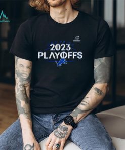 Official Detroit Lions Fanatics Branded 2023 NFL Playoffs Shirt