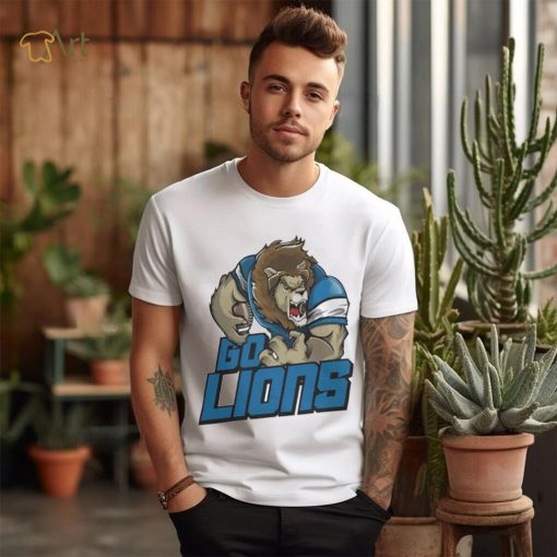 Official Detroit Lions Football Go Lions Mascot Shirt