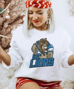 Official Detroit Lions Football Go Lions Mascot Shirt