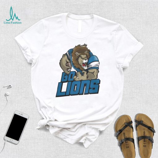 Official Detroit Lions Football Go Lions Mascot Shirt