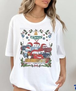 Official Disneyland Cars Lightning McQueen Tow Mater Christmas T Shirt