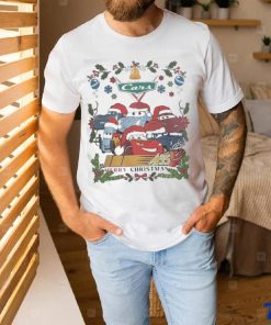 Official Disneyland Cars Lightning McQueen Tow Mater Christmas T Shirt
