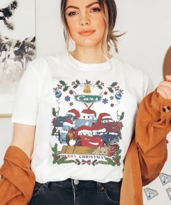 Official Disneyland Cars Lightning McQueen Tow Mater Christmas T Shirt