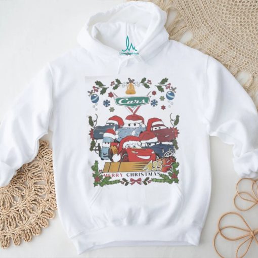 Official Disneyland Cars Lightning McQueen Tow Mater Christmas T Shirt