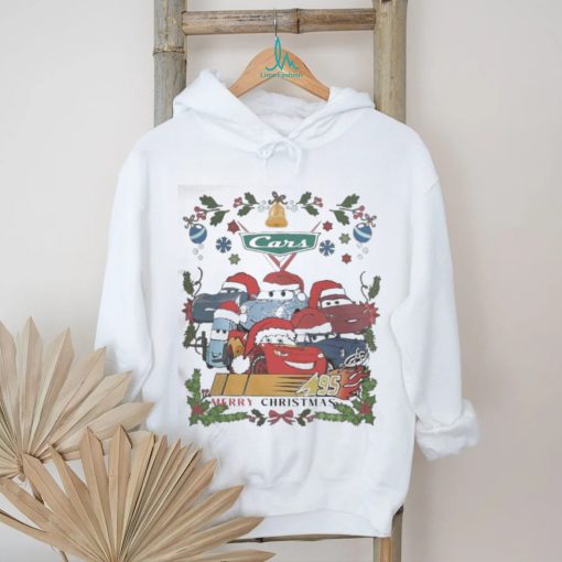 Official Disneyland Cars Lightning McQueen Tow Mater Christmas T Shirt