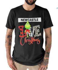 Official EPL Newcastle United Grinch Love Christmas T Shirt