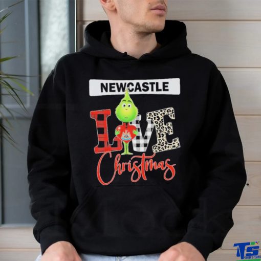 Official EPL Newcastle United Grinch Love Christmas T Shirt