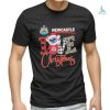 Official EPL Newcastle United Stitch Love Christmas T Shirt