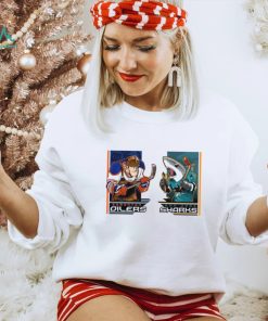 Official Edmonton Oilers VS San Jose Sharks NHL Dec 29 2023 hockey shirt