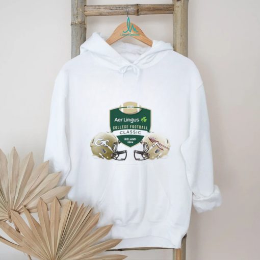 Official Florida State Seminoles Vs Georgia Tech Dublin 2024 College Football Classic Ireland Shirt