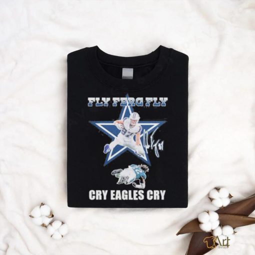 Official Fly Ferg Fly Cry Eagles Cry T Shirt