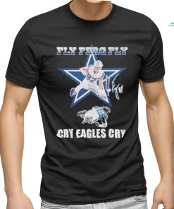 Official Fly Ferg Fly Cry Eagles Cry T Shirt