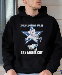 Official Fly Ferg Fly Cry Eagles Cry T Shirt