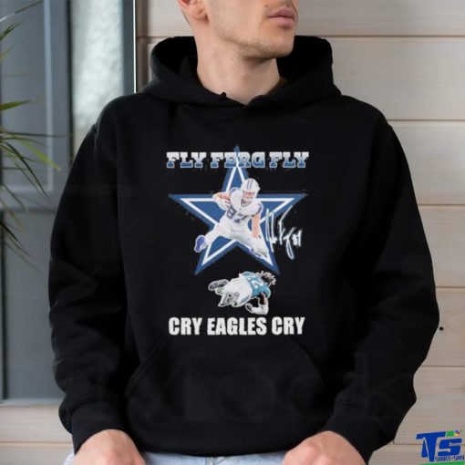 Official Fly Ferg Fly Cry Eagles Cry T Shirt