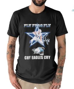 Official Fly Ferg Fly Cry Eagles Cry T Shirt