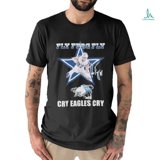 Official Fly Ferg Fly Cry Eagles Cry T Shirt