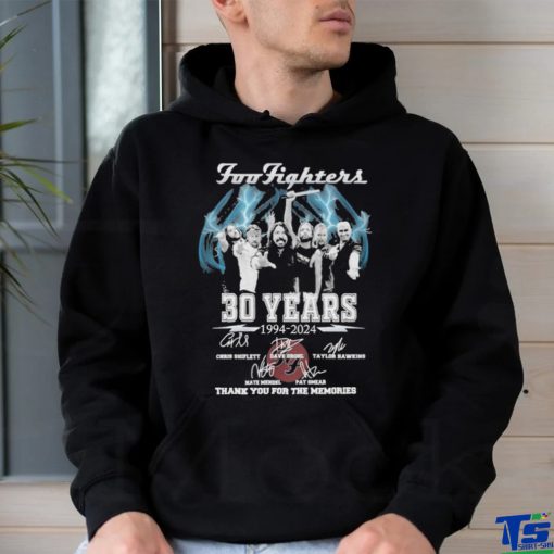 Official Foo Fighters Rock Band 30 Years Of Memories Shirt