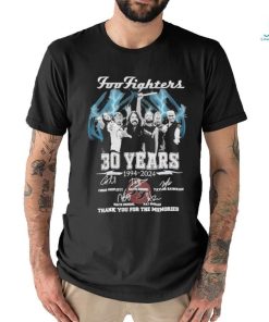 Official Foo Fighters Rock Band 30 Years Of Memories Shirt