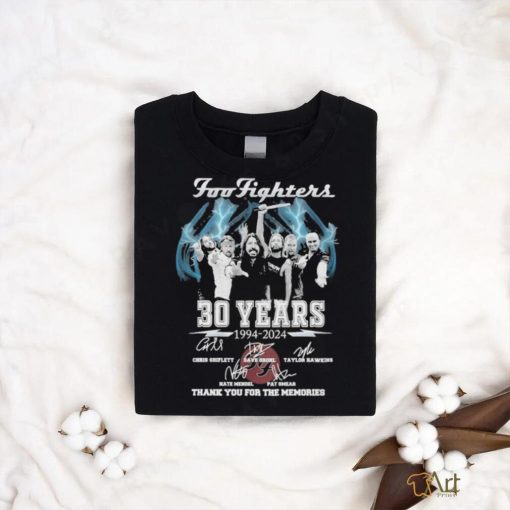 Official Foo Fighters Rock Band 30 Years Of Memories Shirt