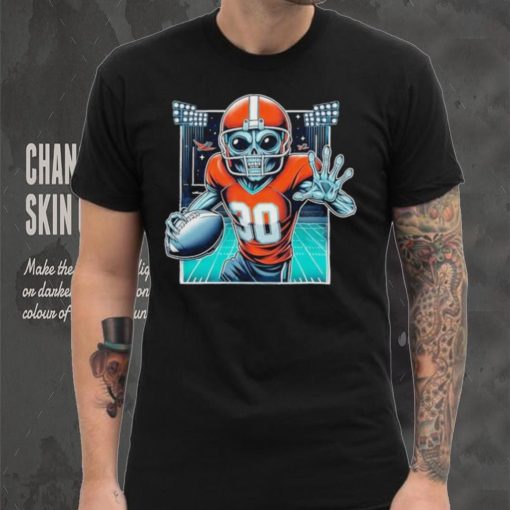 Official Football Space Alien Ufo Playing Football Ball Alien Lovers T shirt