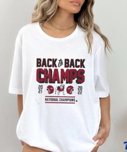 Official Georgia Football Back To Back Champs Shirt