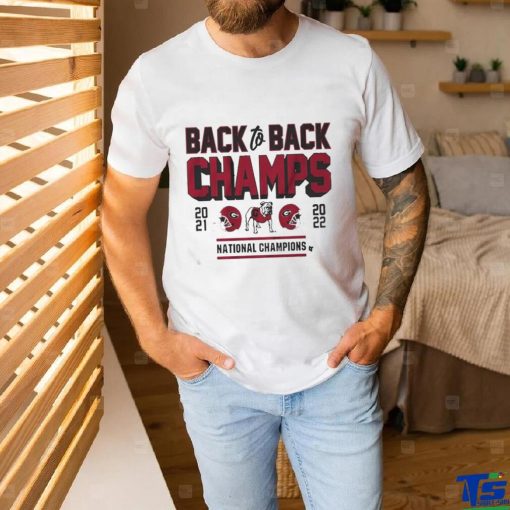 Official Georgia Football Back To Back Champs Shirt