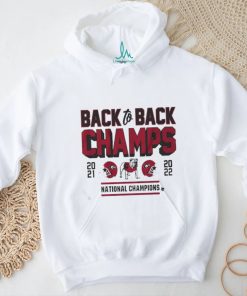 Official Georgia Football Back To Back Champs Shirt