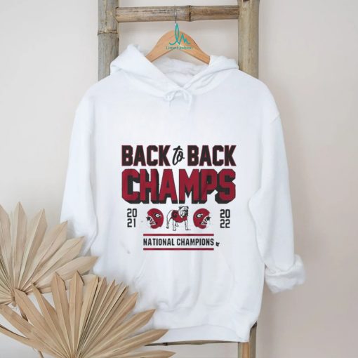 Official Georgia Football Back To Back Champs Shirt