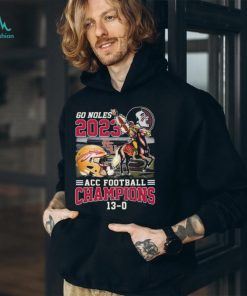 Official Go Noles 2023 ACC Football Champions Florida State Seminoles 13 0 Shirt