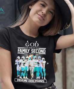 Official God First Family Second Then Miami Dolphins 2023 Playoffs Shirt