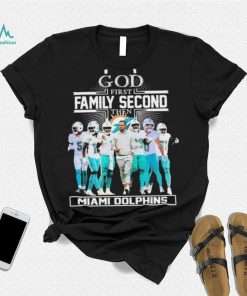Official God First Family Second Then Miami Dolphins 2023 Playoffs Shirt