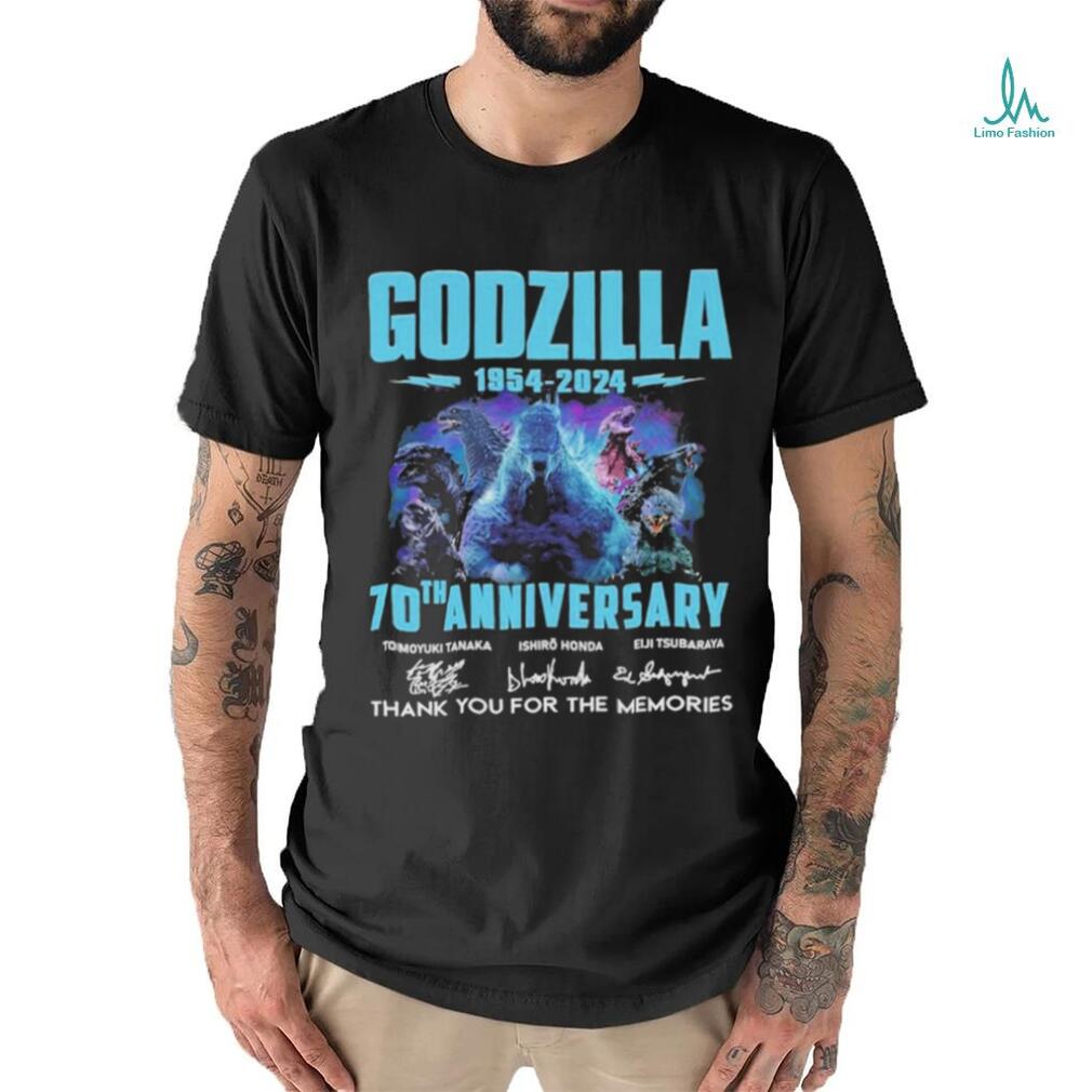 Official Godzilla 1954 2024 70th Anniversary Memories Shirt Official Godzilla 1954 2024 70th Anniversary Memories Shirt