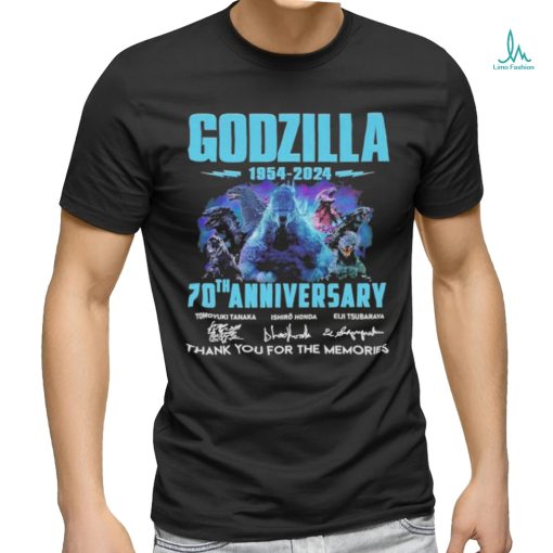 Official Godzilla 1954 2024 70th Anniversary Memories Shirt