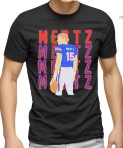 Official Graham mertz college mertz silhouette T shirt