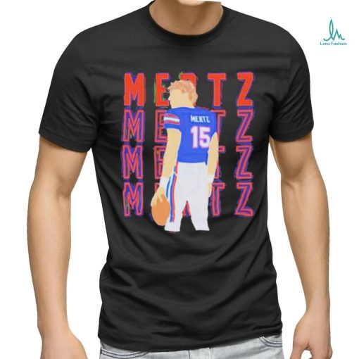 Official Graham mertz college mertz silhouette T shirt