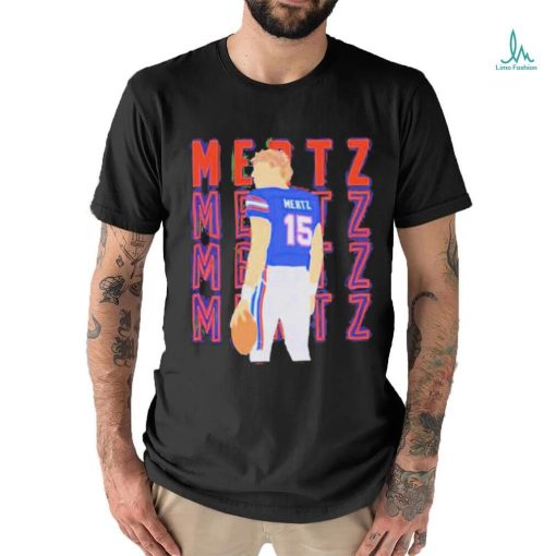 Official Graham mertz college mertz silhouette T shirt